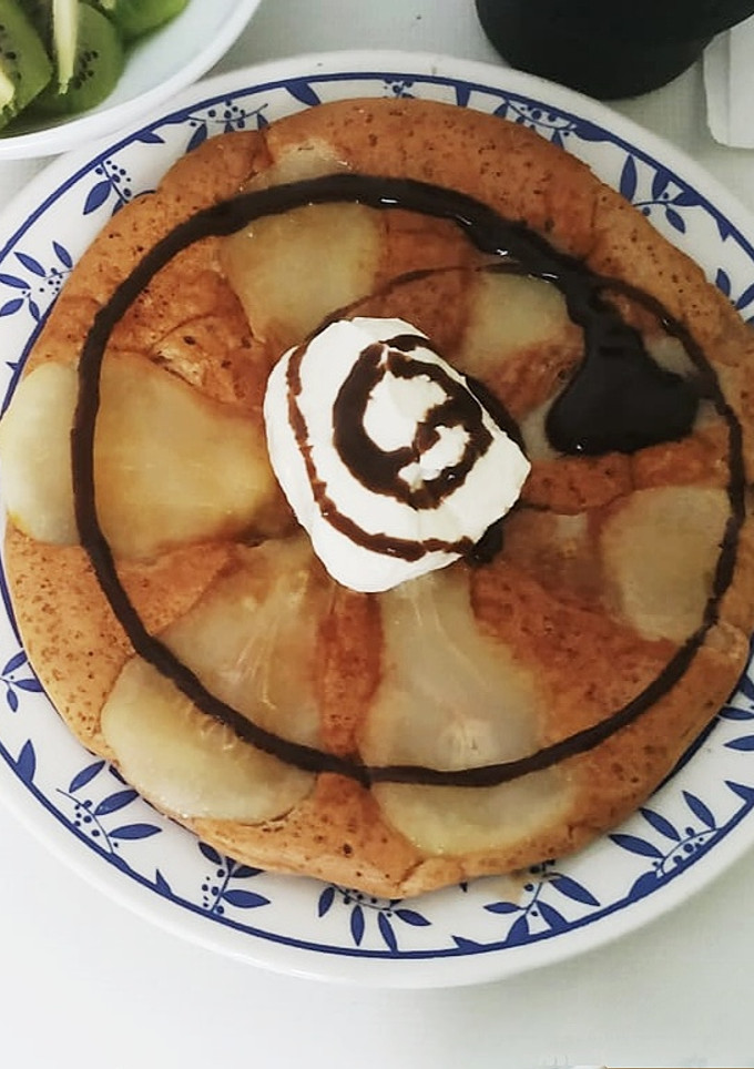 Una foto de Maxitortita de avena y pera