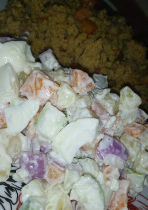A picture of Potato salad.