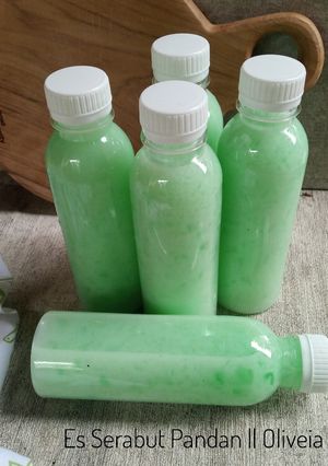 Foto resep Es Serabut Pandan