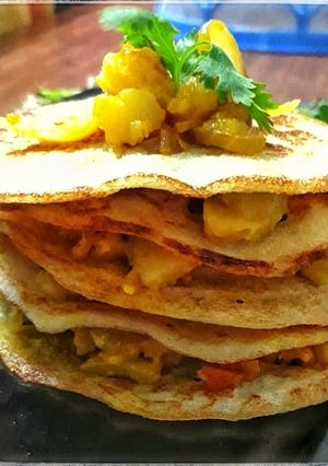 A picture of Jini Dosa stack.