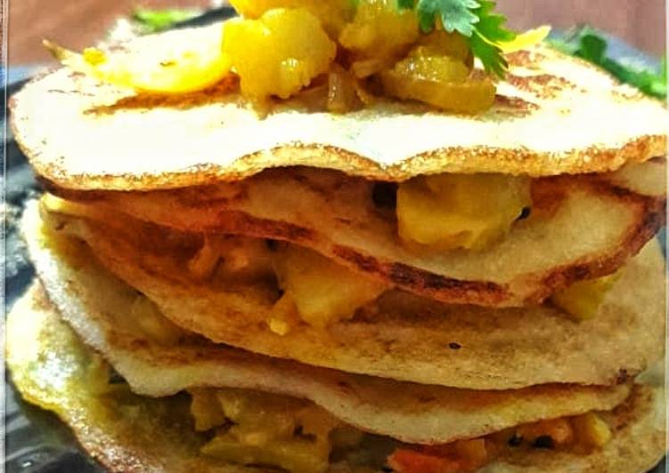 Recipe of Speedy Jini Dosa stack