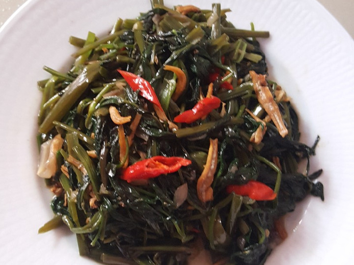 Resep Cah Kangkung Teri Asin Anti Gagal