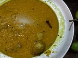 জলপাই দিয়ে মুসুর ডাল(chalta diye masoor dal recipe in Bengali)