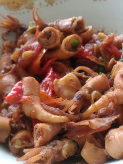 Foto resep Tumis asin cumi