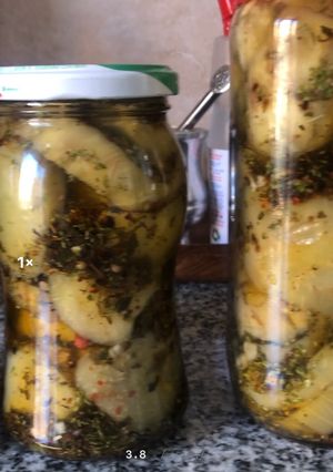 Una foto de Berenjenas 🍆 en escabeche !