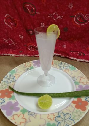 A picture of Tangy Aloe vera juice.