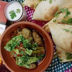 A picture of Seekh kababa karahi.