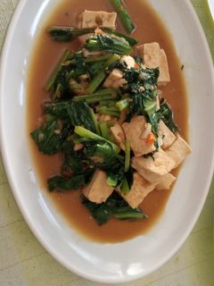Foto resep Oseng sawi tahu