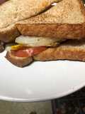 Wheat bread sandwiches