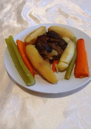 Sült mangalica csülök recept fotója