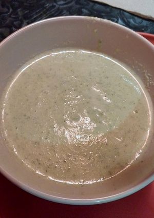 A picture of Creamy Pumpkin Soup 💚😉 Super Easy!.
