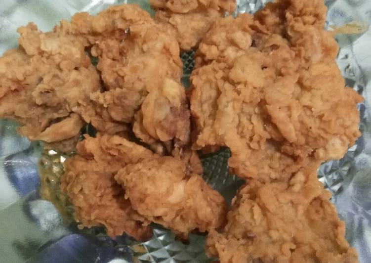 Resep Ayam goreng KFC kriuk Anti Gagal