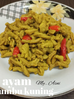 Foto resep Usus Ayam Bumbu Kuning
