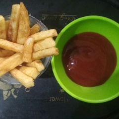 A picture of #Potato french frying.