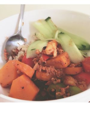 Hình của món 🦐Tôm Sốt Rau Củ Eat Clean.