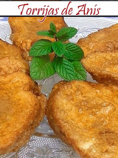Una foto de Torrijas de Anís