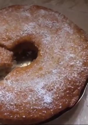 صورة لوصفة كيكة اقتصادية غزالة