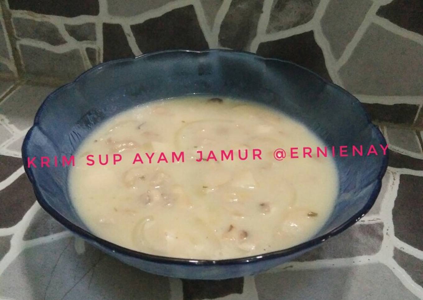 Krim Sup Ayam Jamur