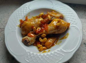 Foto principal de Pollo 🍗 en Salsa Agridulce de Naranja 🍊 con Anacardos en Robot Taurus Foodie