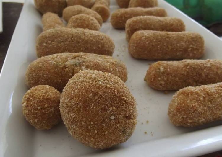 Croquetas veganas sin freír Receta de MARTÍN GERARDO RAMÍREZ CORREA