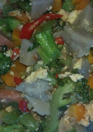 Foto resep Capcay Bakso Sosis
