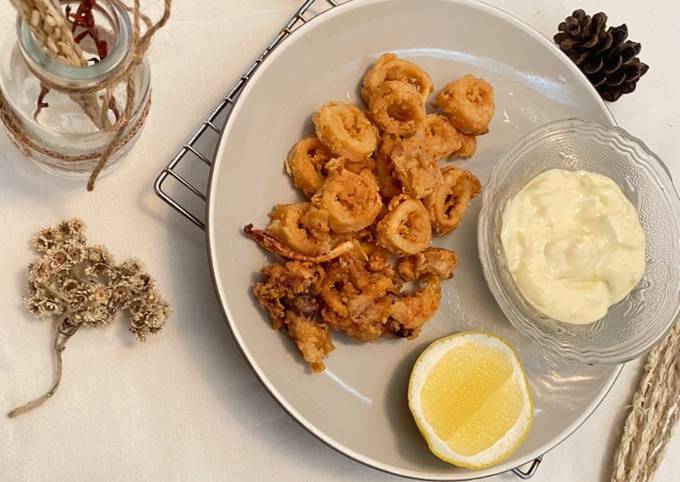 Calamari with tartar sauce