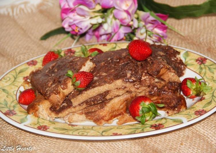 Step-by-Step Guide to Make Quick Strawberry Nutella Cream Cheese French Toast