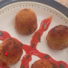 Bihari cheese balls A picture of Bihari cheese balls.