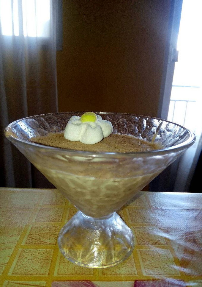 Una foto de Mousse de plátano