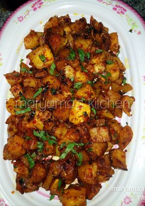 A picture of Stir fried sweet potatoe.