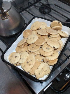 Una foto de Galletas con chispas de chocolate