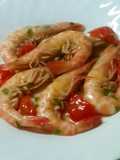 Gamberoni in padella