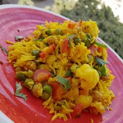 A picture of Sabji pulav.