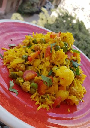 A picture of Sabji pulav.