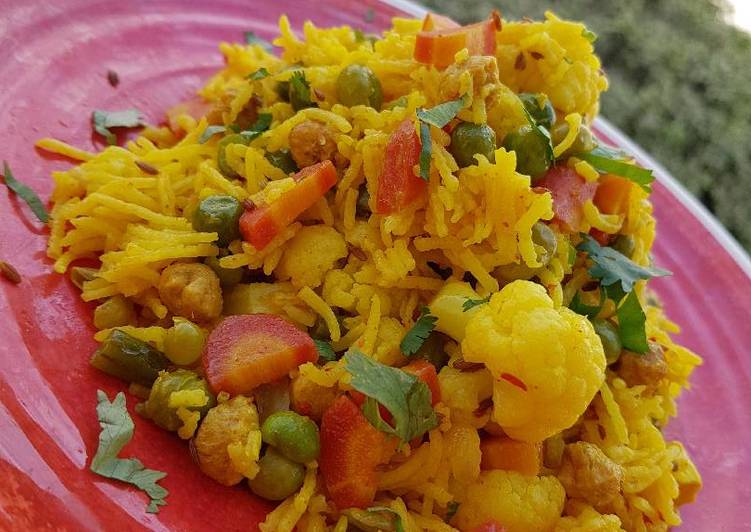 Steps to Make Perfect Sabji pulav