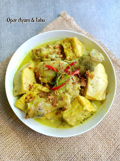 Foto resep Opor Ayam & Tahu