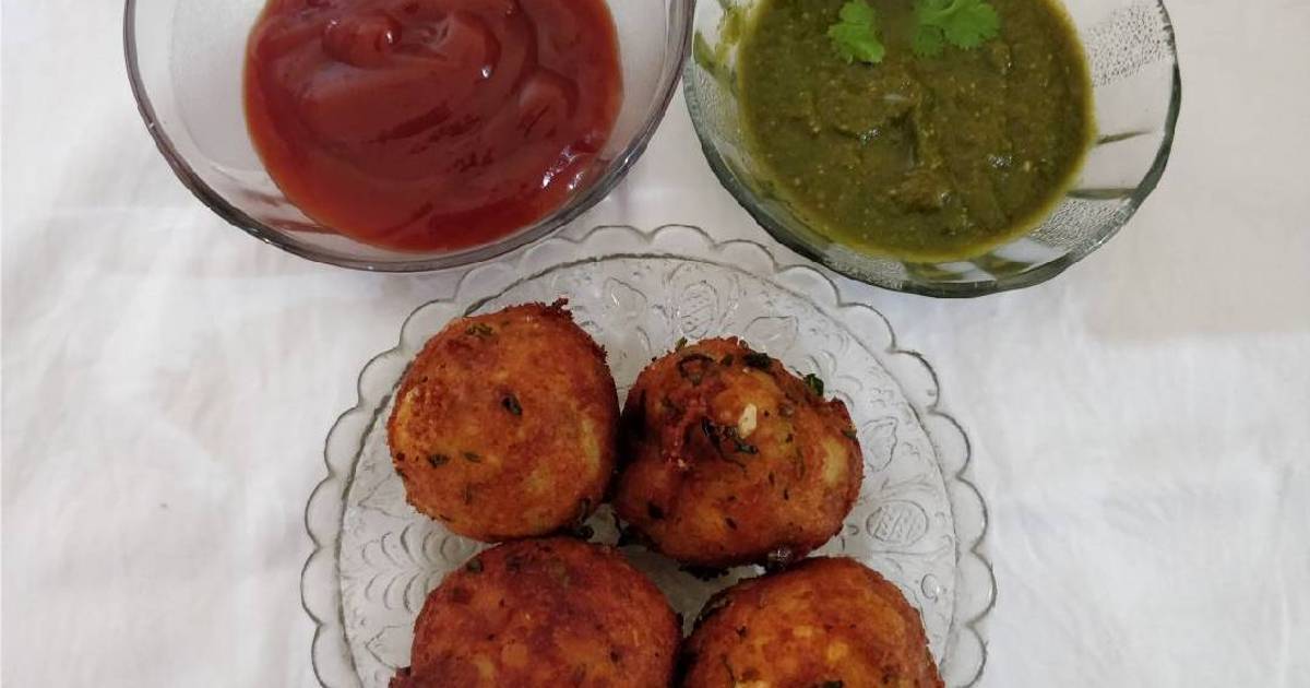 Crispy cheese paneer aloo balls Recipe by Manju Jain Cookpad