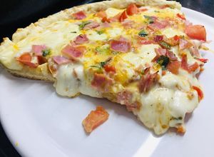 Una foto de Tarta Caprese