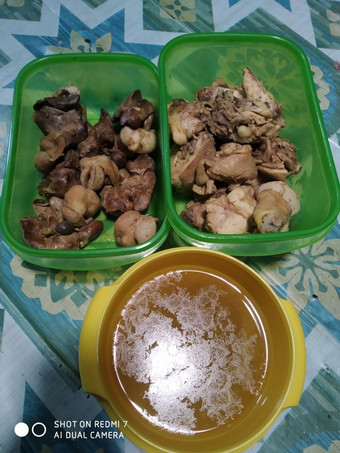 Anti Ribet, Membuat 143. Ayam dan Hati Rebus Bumbu Bawang Putih - ala Mamah Afa Bahan Sederhana