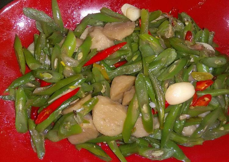 Cara mudah Menyiapkan Tumis buncis sedap sederhana yang Enak Banget