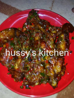 A picture of Peppered chicken.
