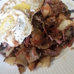 A picture of Brad's corned beef hash.