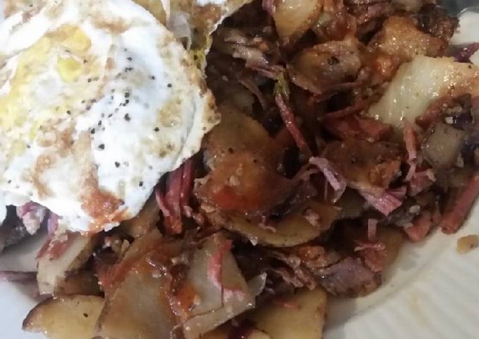 Step-by-Step Guide to Prepare Super Quick Homemade Brad&#39;s corned beef hash