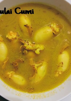 Foto resep Gulai Cumi isi Tahu
