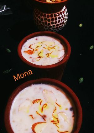 ड्राई फ्रूट्स रबड़ी मिल्क (Dry fruits rabdi milk recipe in Hindi) रेसिपी मुख्य फोटो