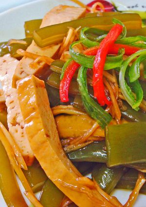 涼拌海帶根 的食譜成品照片