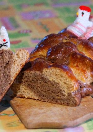 Fitt fonott kalács recept fotója