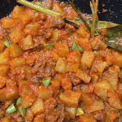 รูปของ Sambel goreng kentang ampela petai