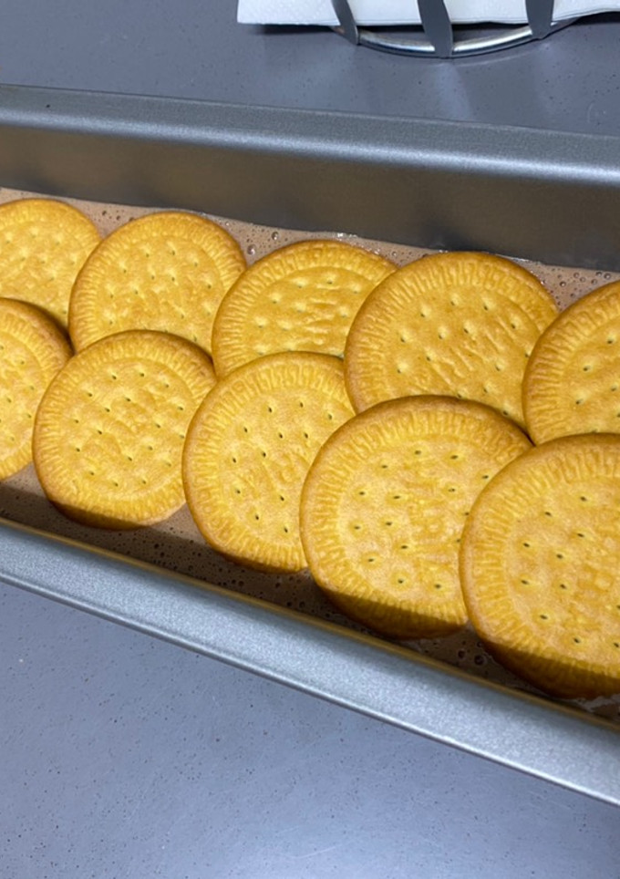 Una foto de Natillas de chocolate y galletas con el robot (lidl) monsieur cuisine plus