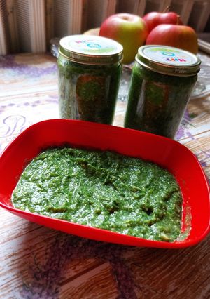 Fehérrépás spenótfőzelék, csirkemellel (babáknak) recept fotója